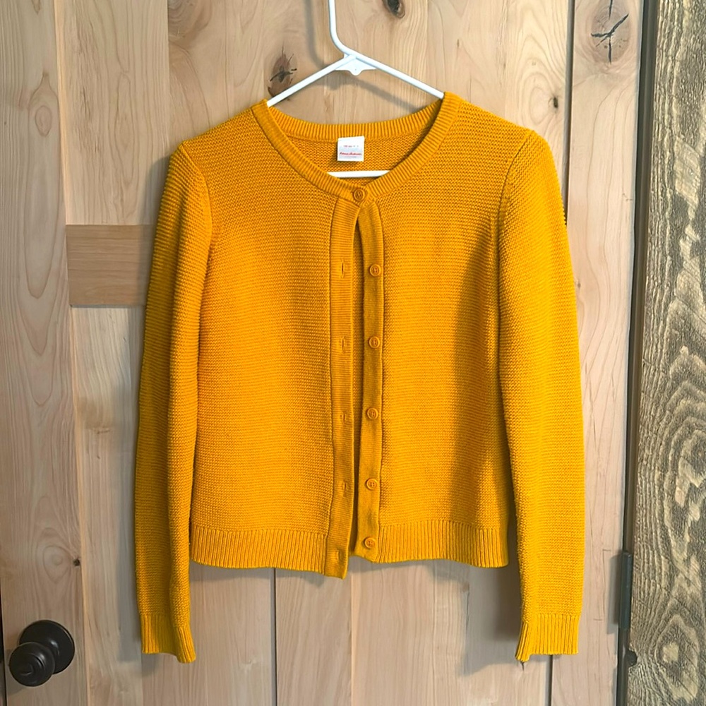 Girls size 12 Hannah Andersson button down sweater.